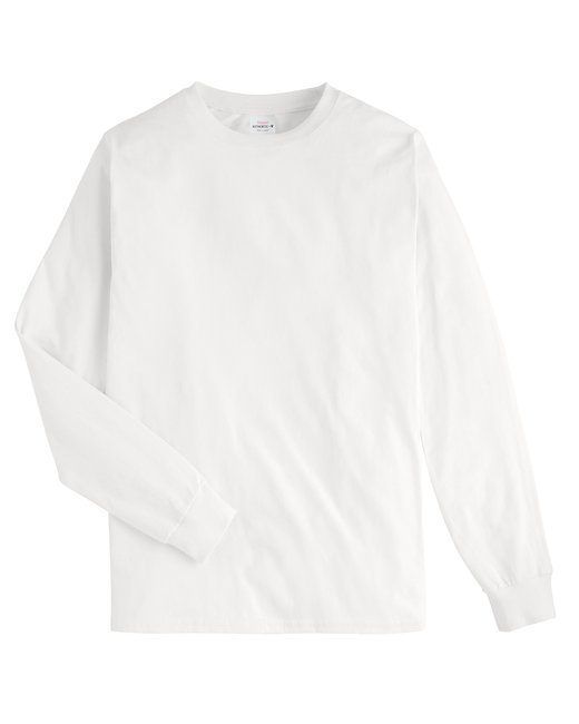 Hanes Unisex Tagless Long Sleeve T Shirt Alphabroder