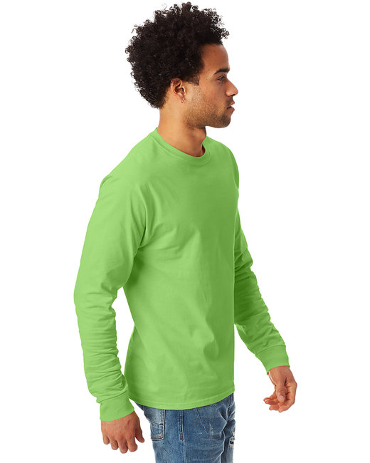 Hanes Unisex Tagless Long Sleeve T Shirt Alphabroder