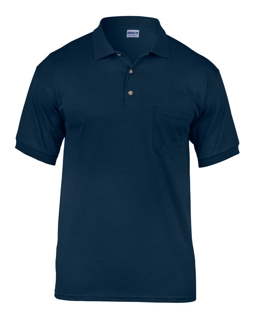 Gildan Adult Jersey Polo With Pocket Alphabroder