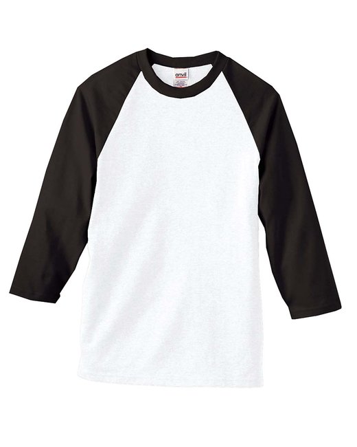 Anvil 2184 3/4-Sleeve Raglan Baseball Jersey $11.73 - Men's T-Shirts