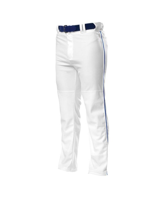 Download 21+ Fit Piped Baseball Pants Back Half-Side View PNG