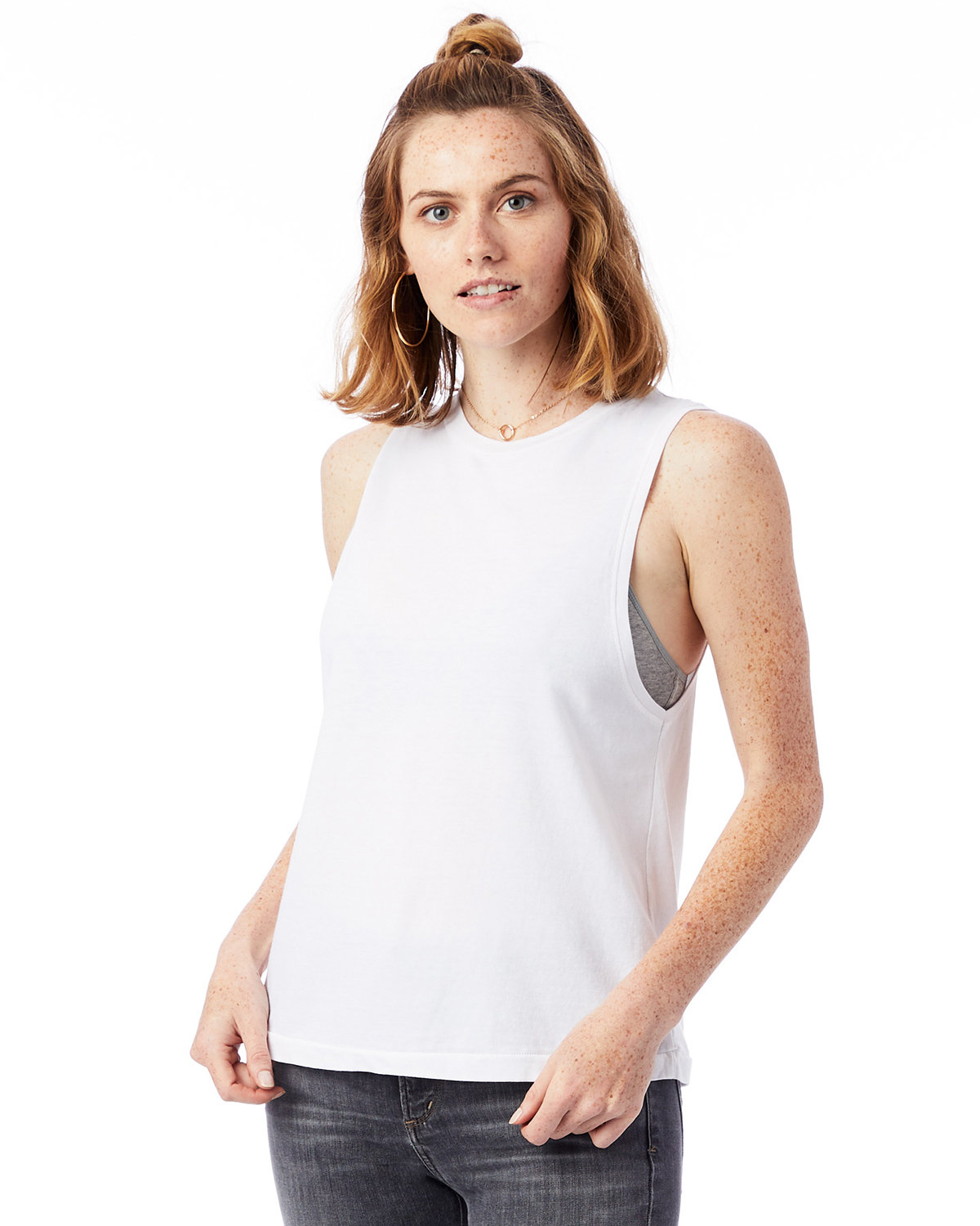 Ladies Heavy Wash Muscle Tank-Alternative