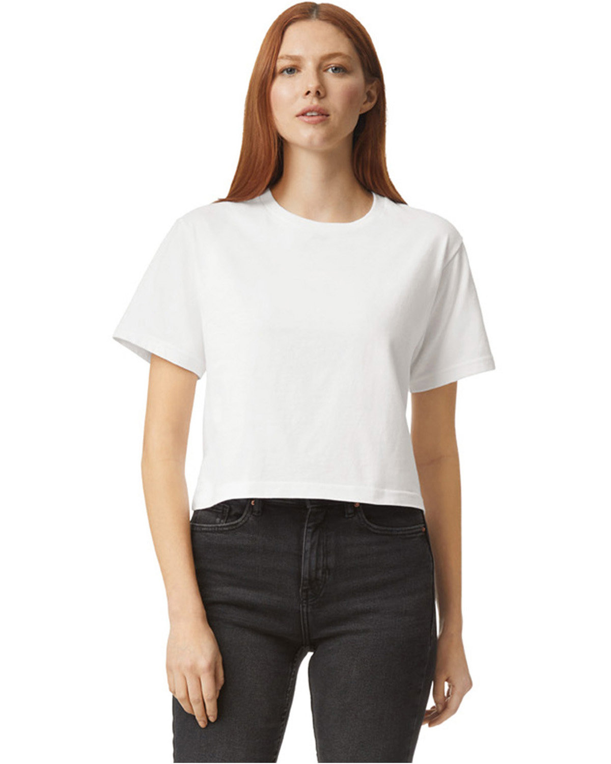 LADIES OXFORD NON-IRON POINT COLLAR DRESS SHIRT - WHITE - 5978