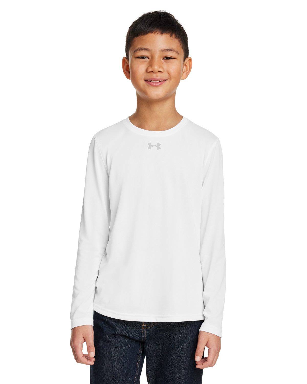 Youth Tech Team Long&#45;Sleeve T&#45;Shirt-Under Armour