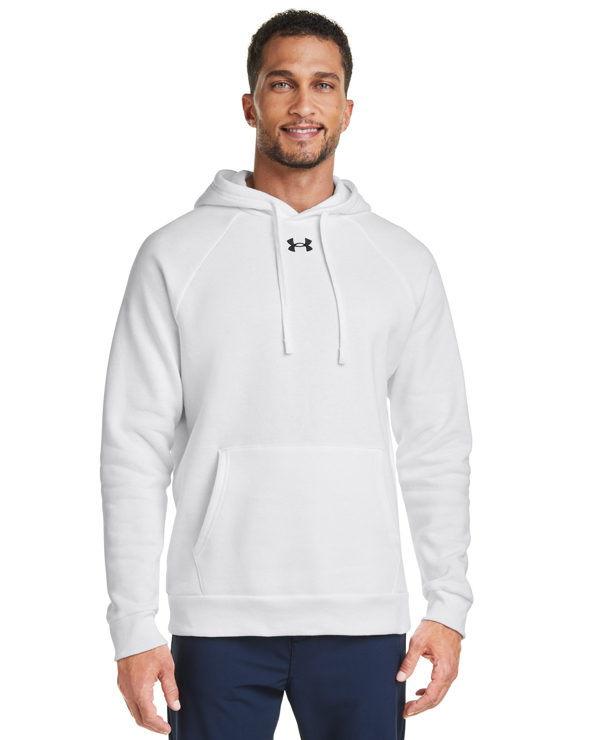 Mens Rival Fleece Hooded Sweatshirt-Under Armour