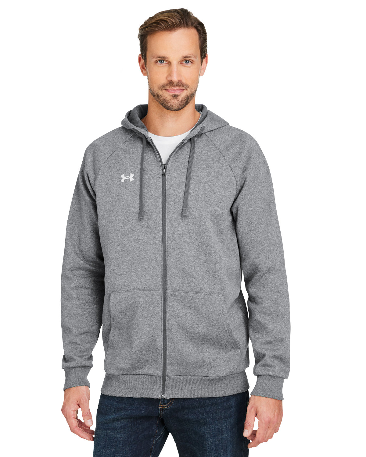 Buy Mens Rival Fleece Full-Zip - Under Armour Online at Best price - NY