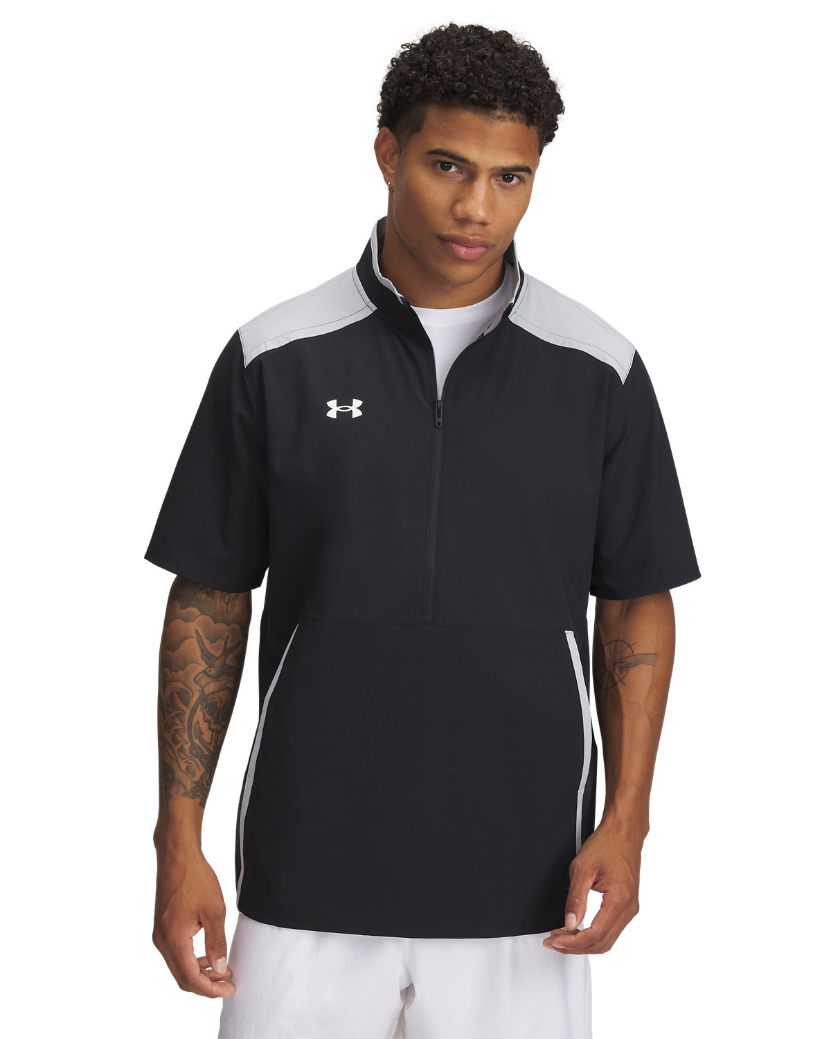 Mens Motivate 3.0 Short Sleeve Half-Zip-Under Armour