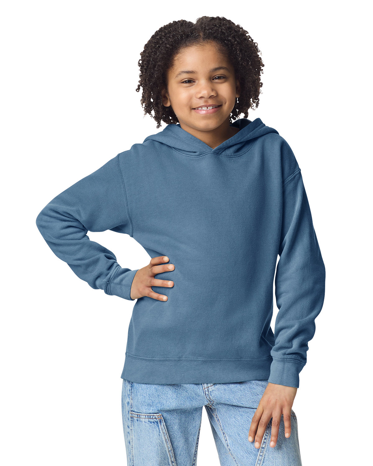 Youth Lightweight Hooded Sweatshirt-Comfort Colors