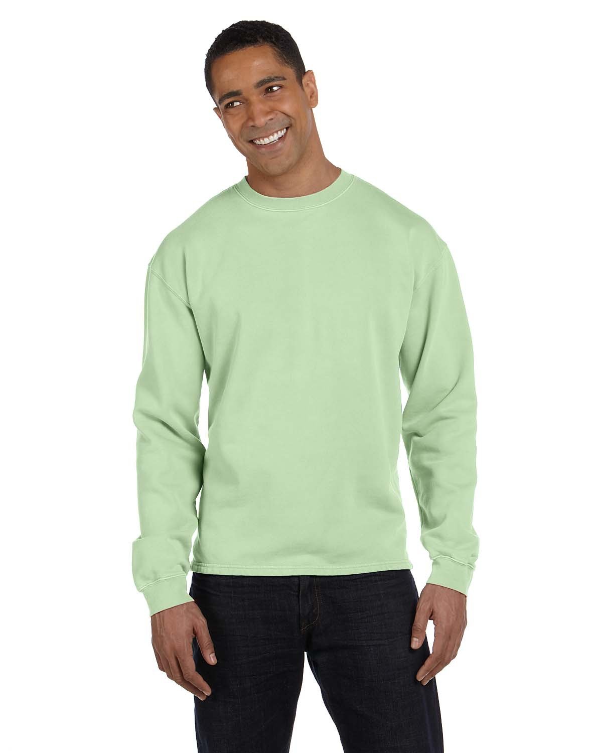 authentic pigment boxy crew sweatshirt