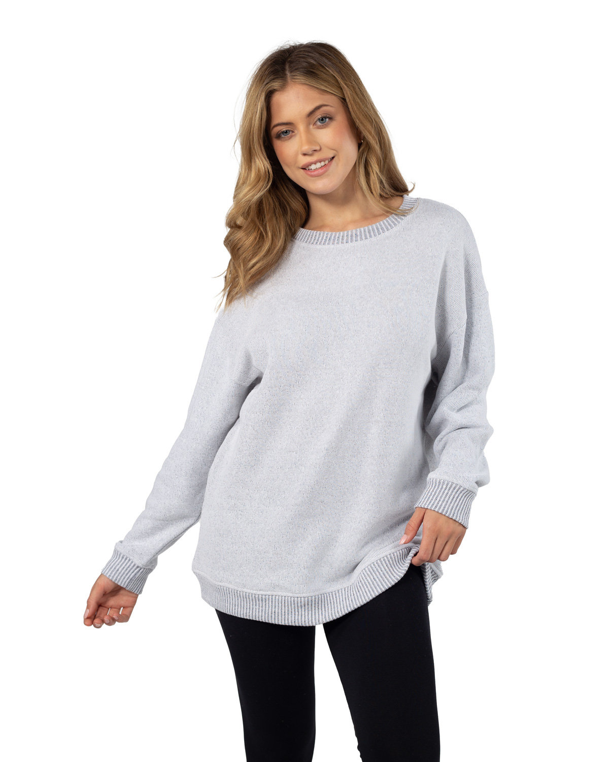 Ladies Warm Up Crew Sweatshirt-chicka&#45;d