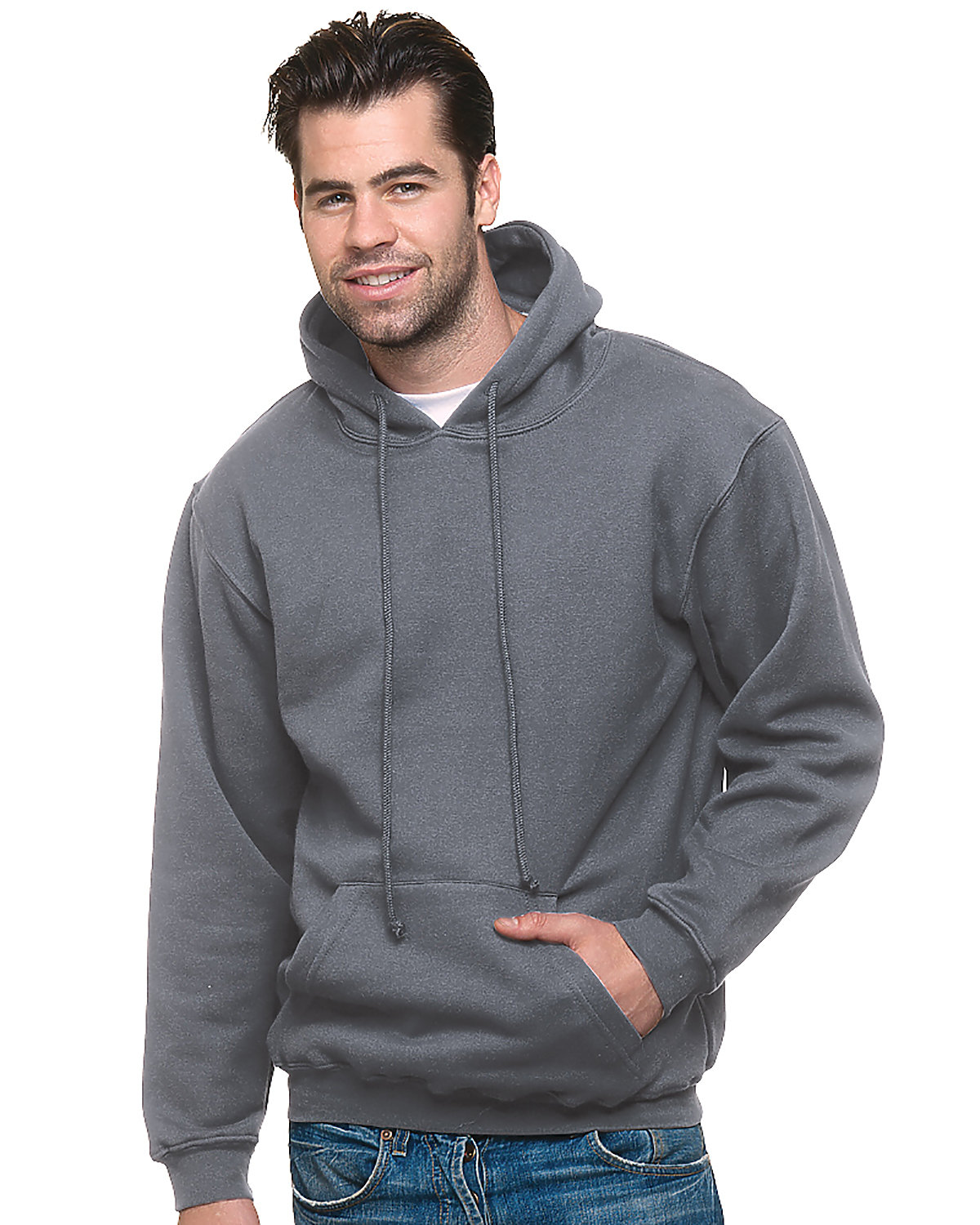 Unisex Usa Made Hooded Sweatshirt-Bayside