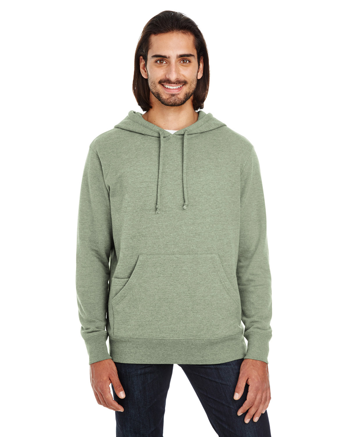 Unisex Triblend French Terry Hoodie-Threadfast Apparel