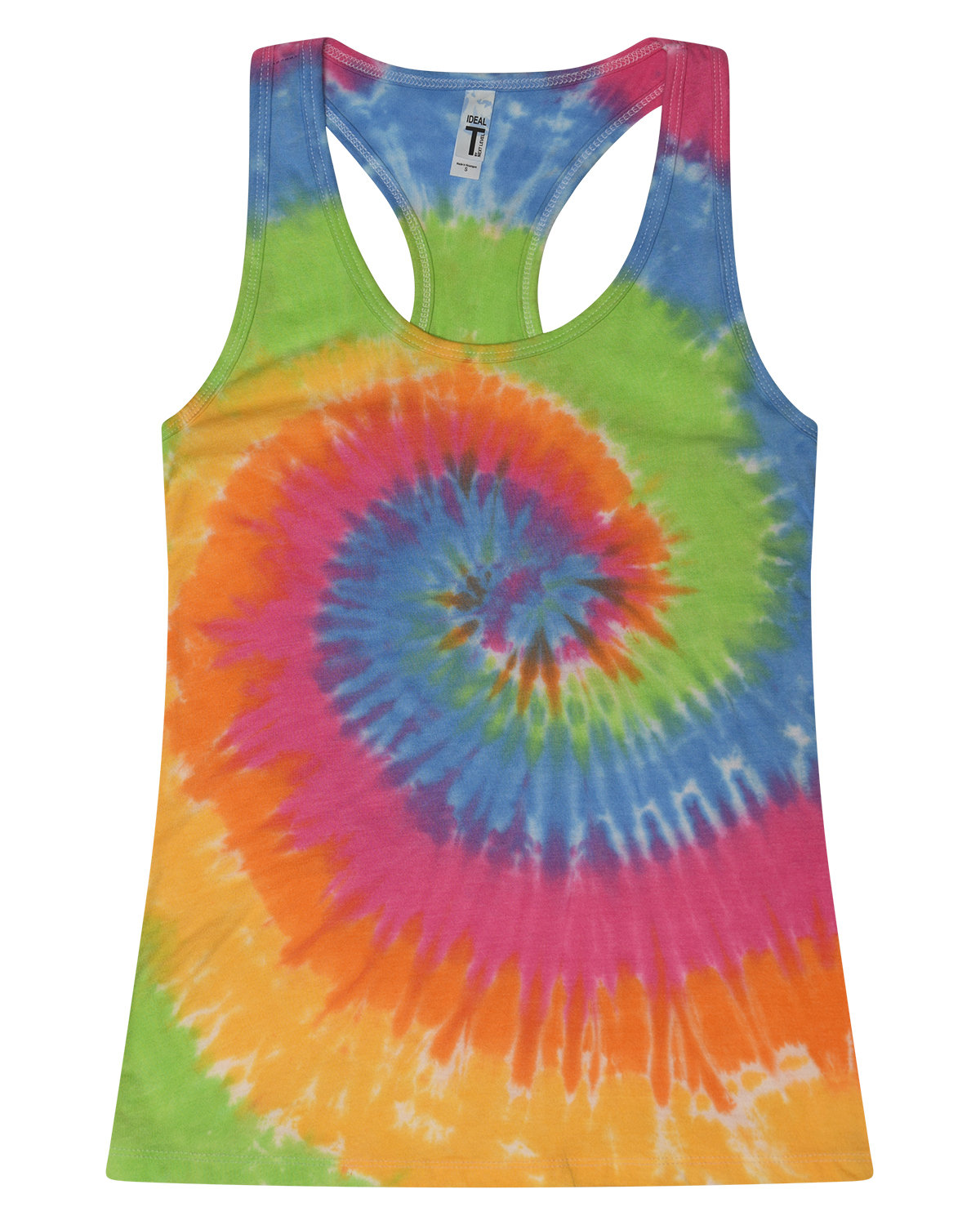 Ladies Racerback Tank-Tie-Dye