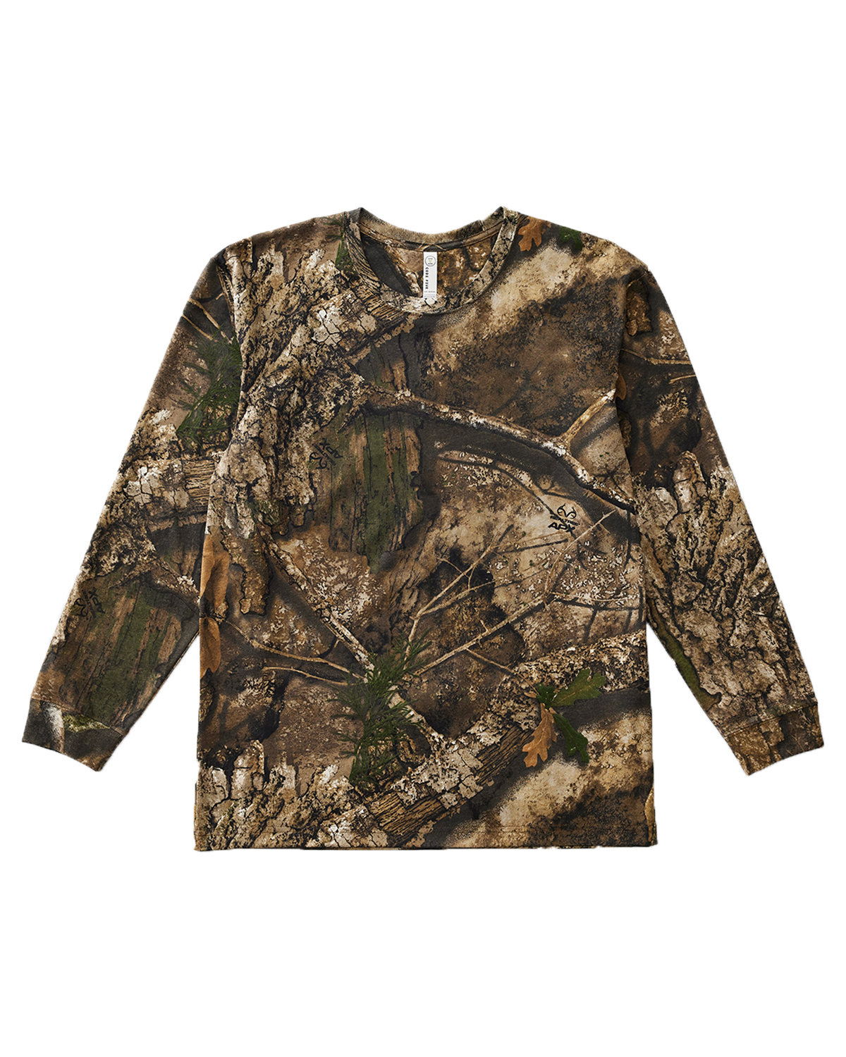 Mens Realtree Camo Long&#45;Sleeve T&#45;Shirt-Code Five