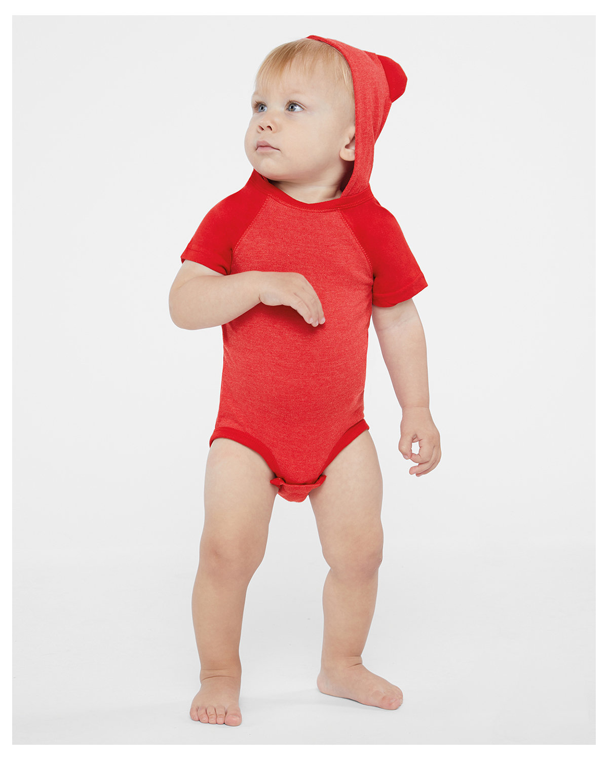 Infant Character Hooded Bodysuit With Ears-Rabbit Skins