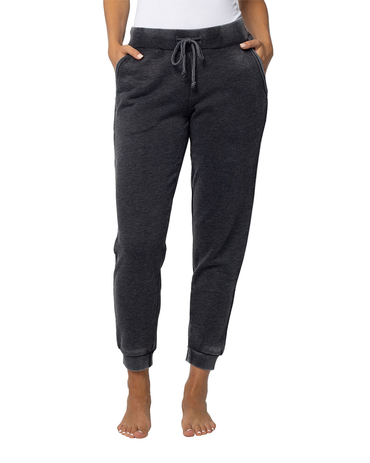 Ladies Burnout Campus Sweatpant-chicka&#45;d