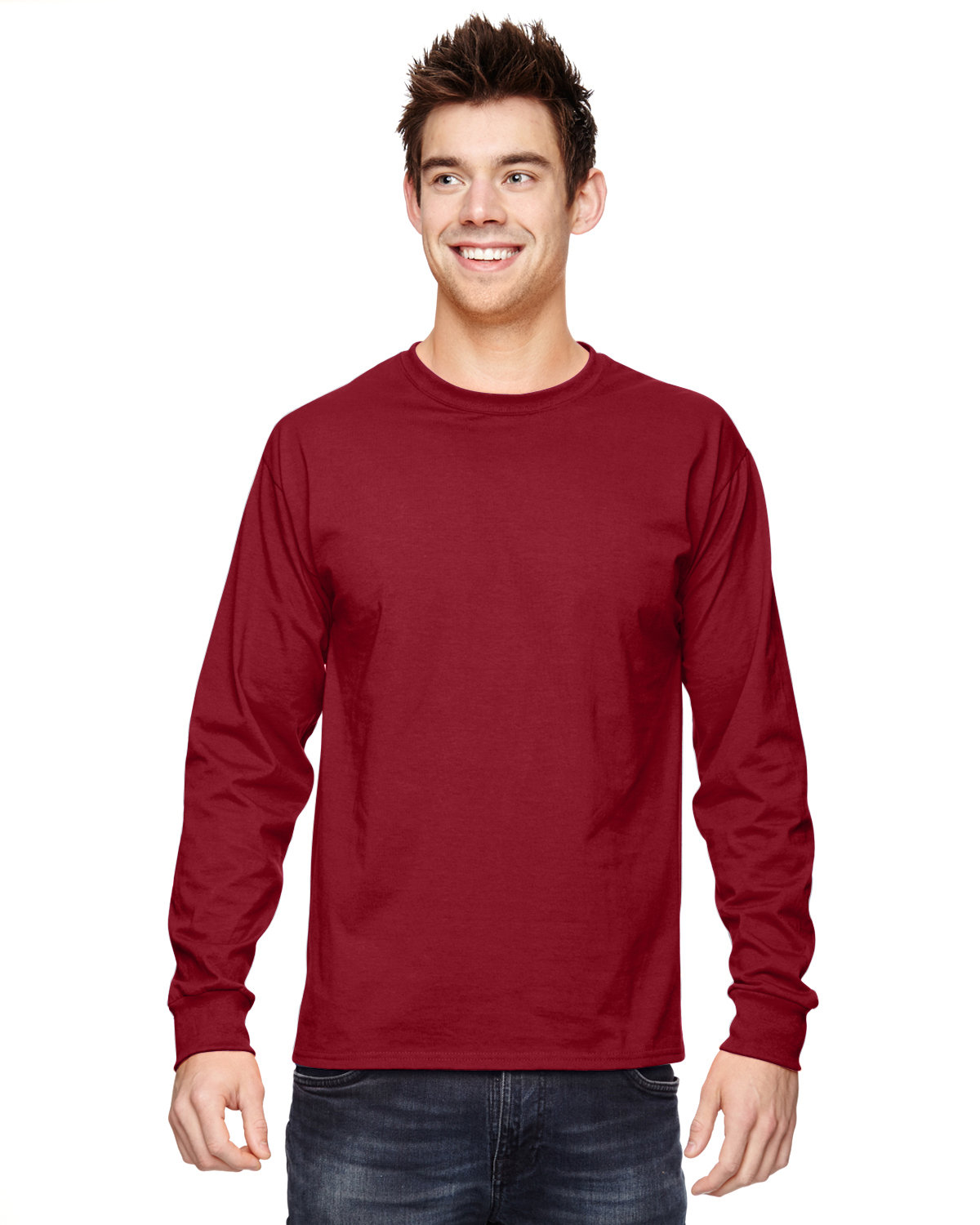 Adult Hd Cotton™ Long-Sleeve T-Shirt-Fruit of the Loom