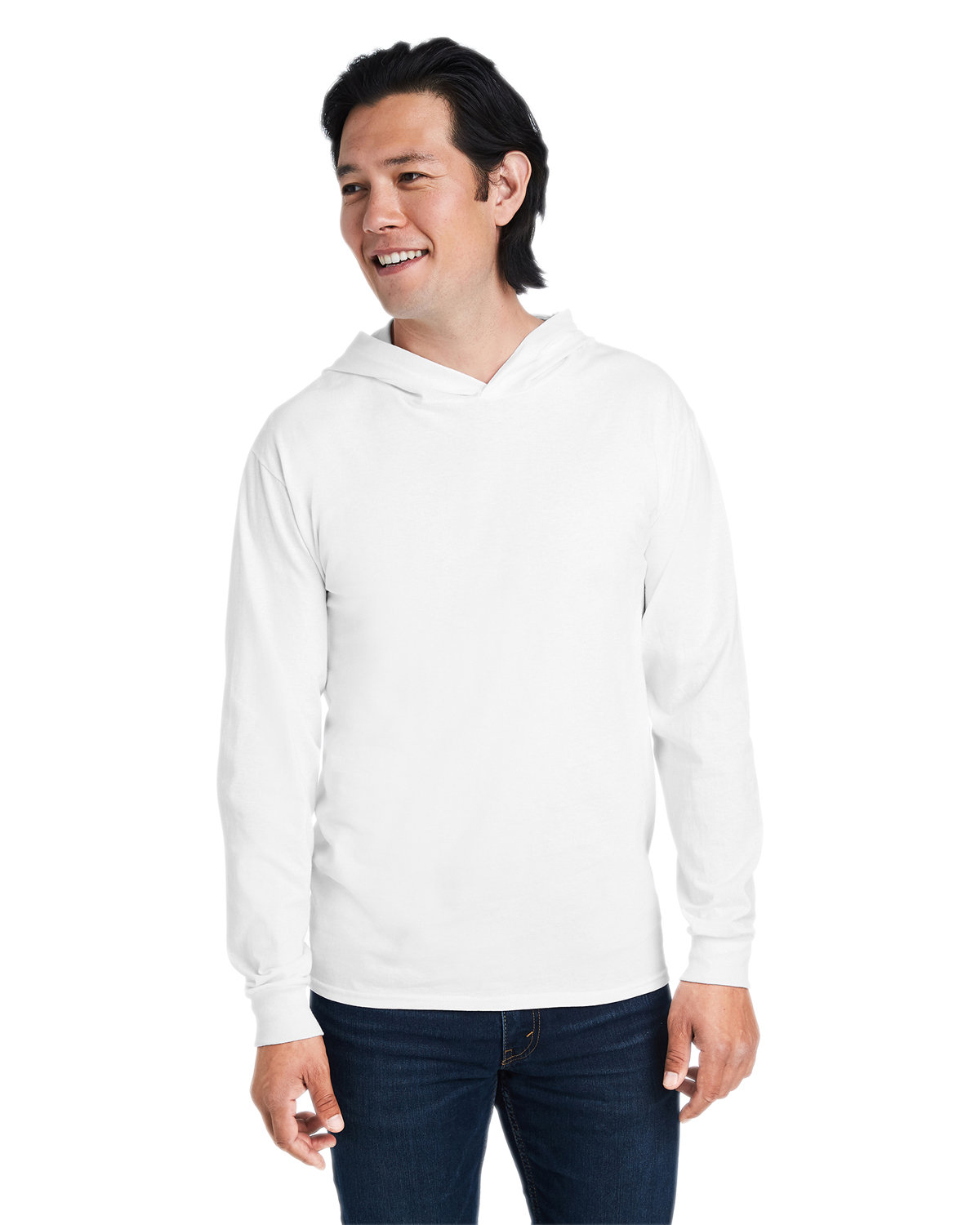 Mens Hd Cotton&#8482; Jersey Hooded T&#45;Shirt-Fruit of the Loom