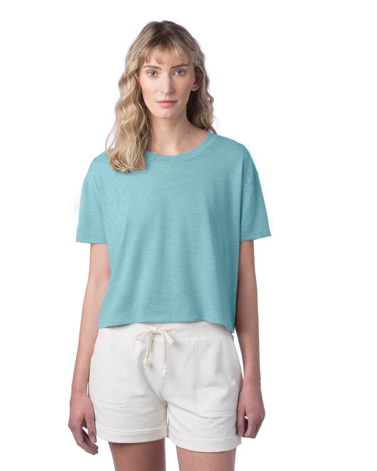 Ladies Cvc Go-To Headliner Crop T-Shirt-Alternative