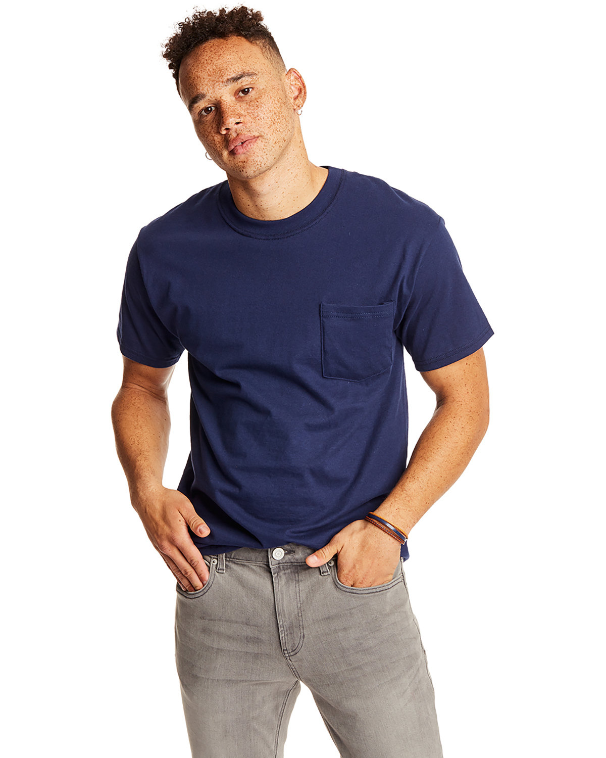 Adult Beefy-T® With Pocket-Hanes