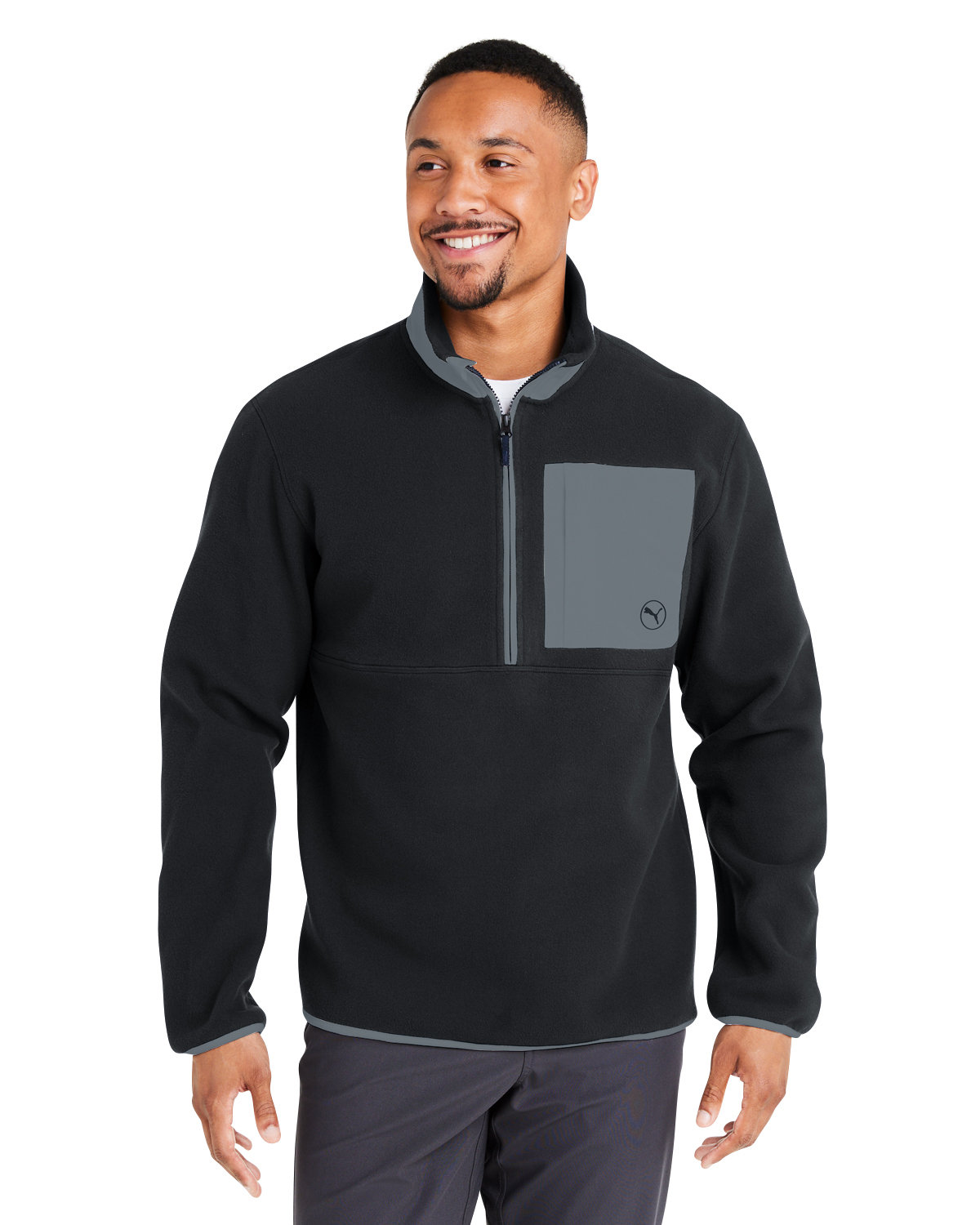 Mens Fleece Quarter-Zip-Puma Golf