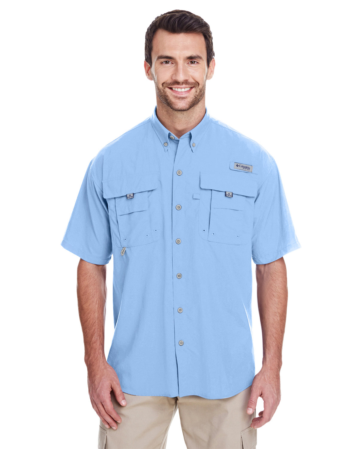 Mens Bahama™ Ii Short-Sleeve Shirt-Columbia