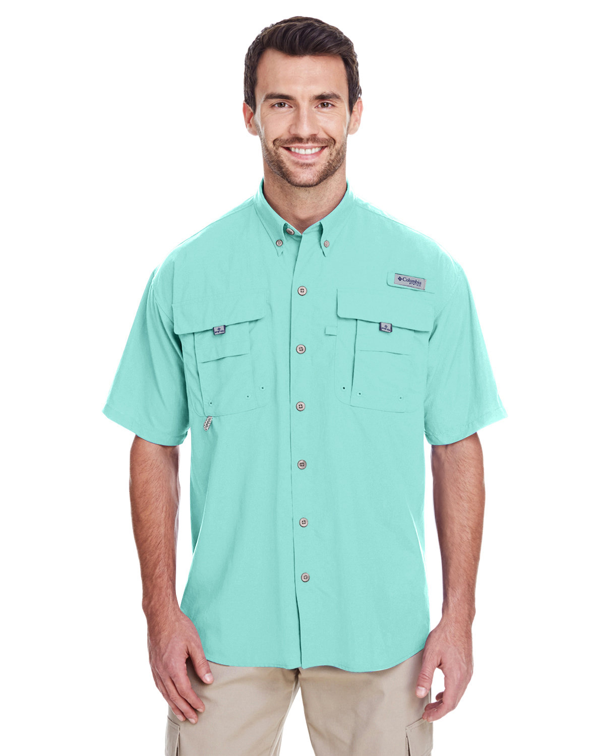 Mens Bahama™ Ii Short-Sleeve Shirt-Columbia