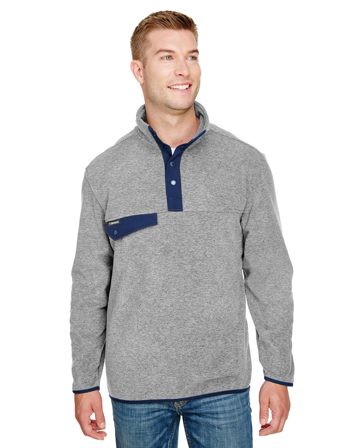 Mens Denali Mountain Fleece Pullover-Dri Duck