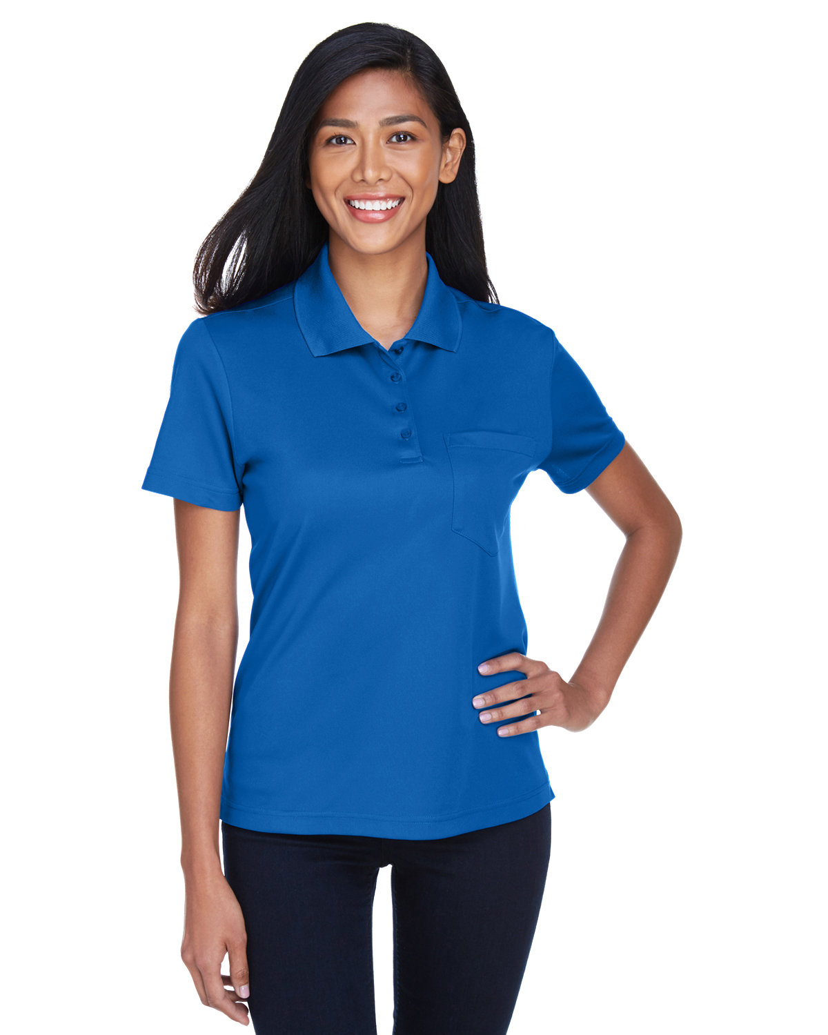 Ladies Origin Performance Pique Polo With Pocket-CORE365