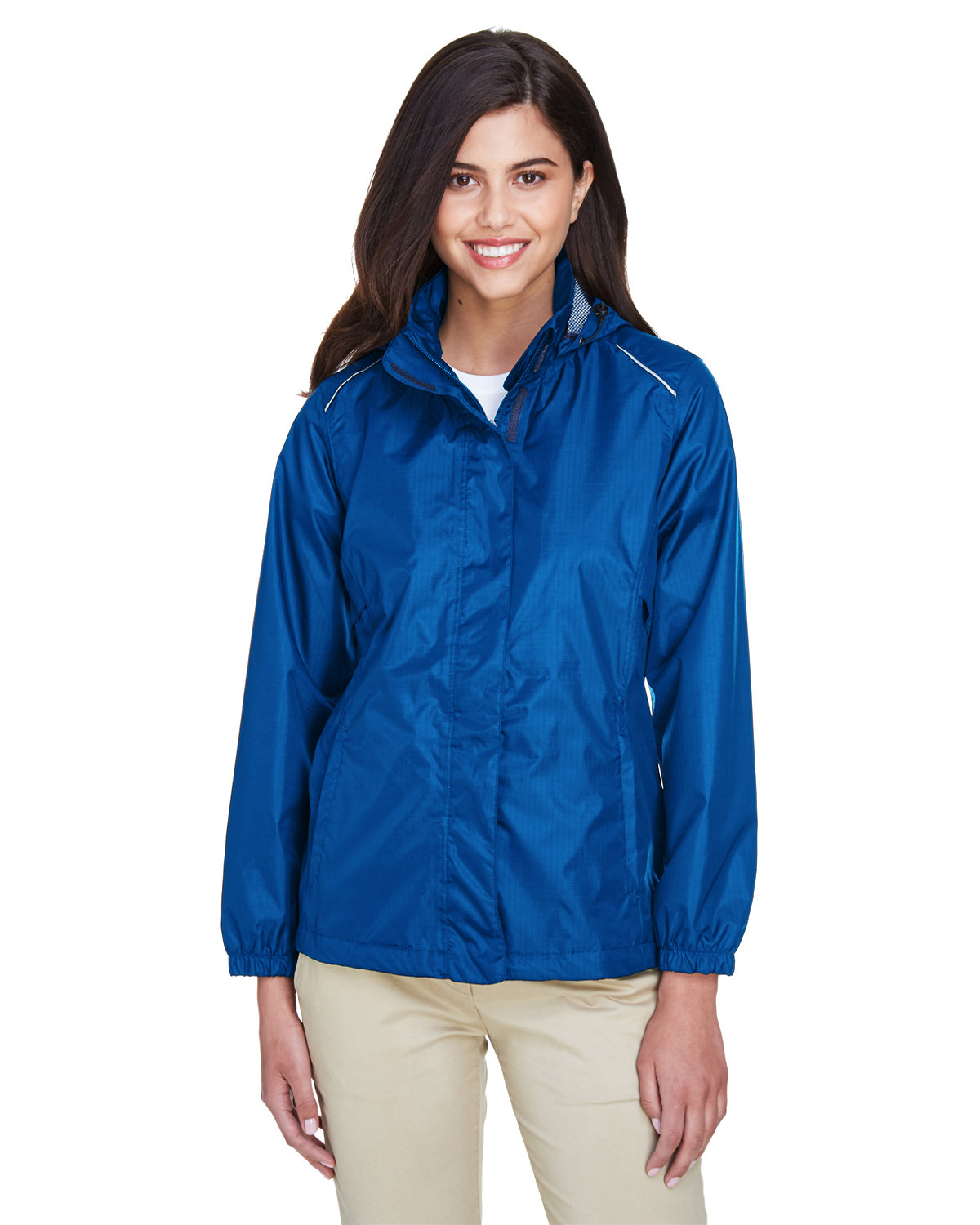 Ladies Climate Seam&#45;Sealed Lightweight Variegated Ripstop Jacket-CORE365