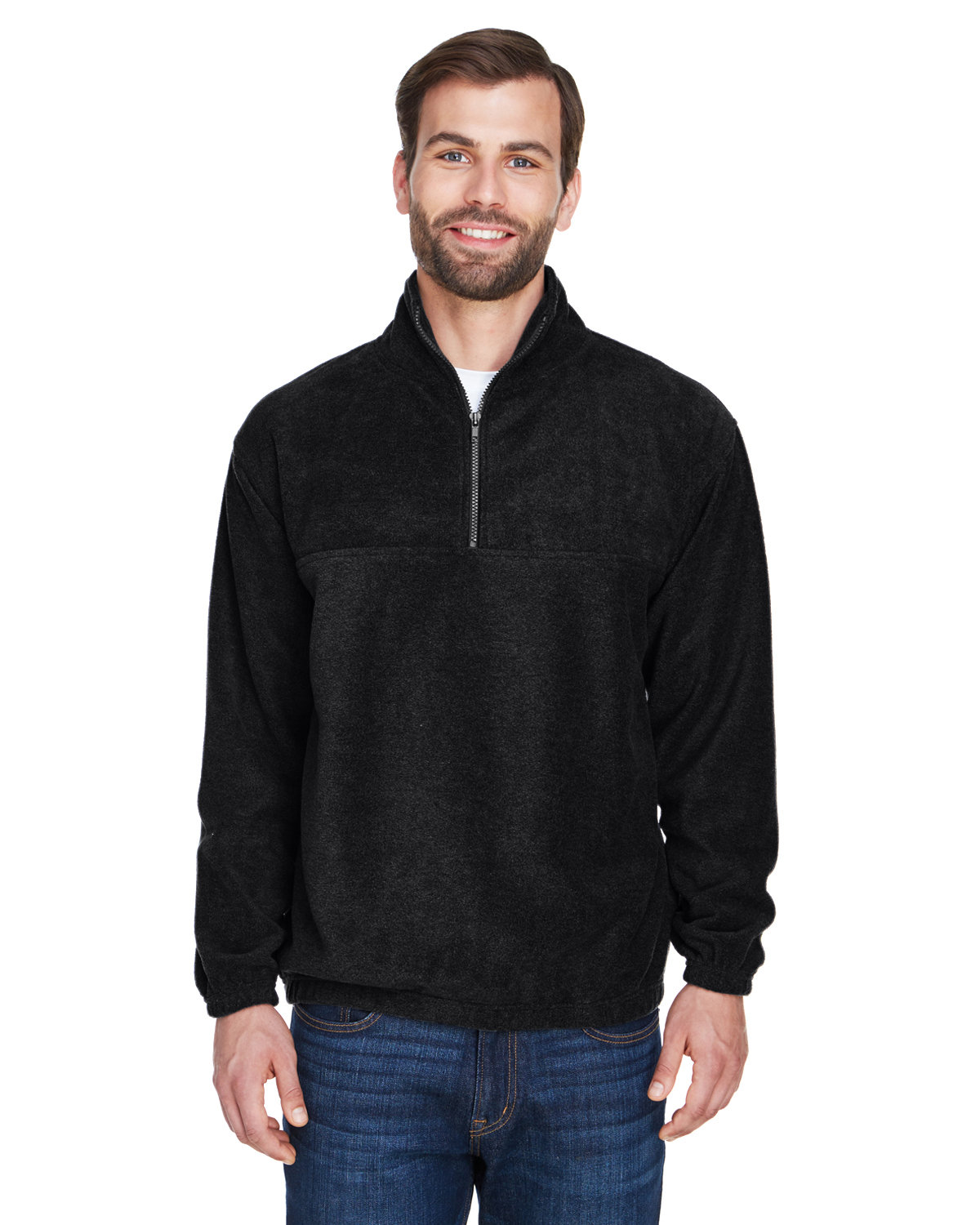 Adult Iceberg Fleece Quarter&#45;Zip Pullover-UltraClub