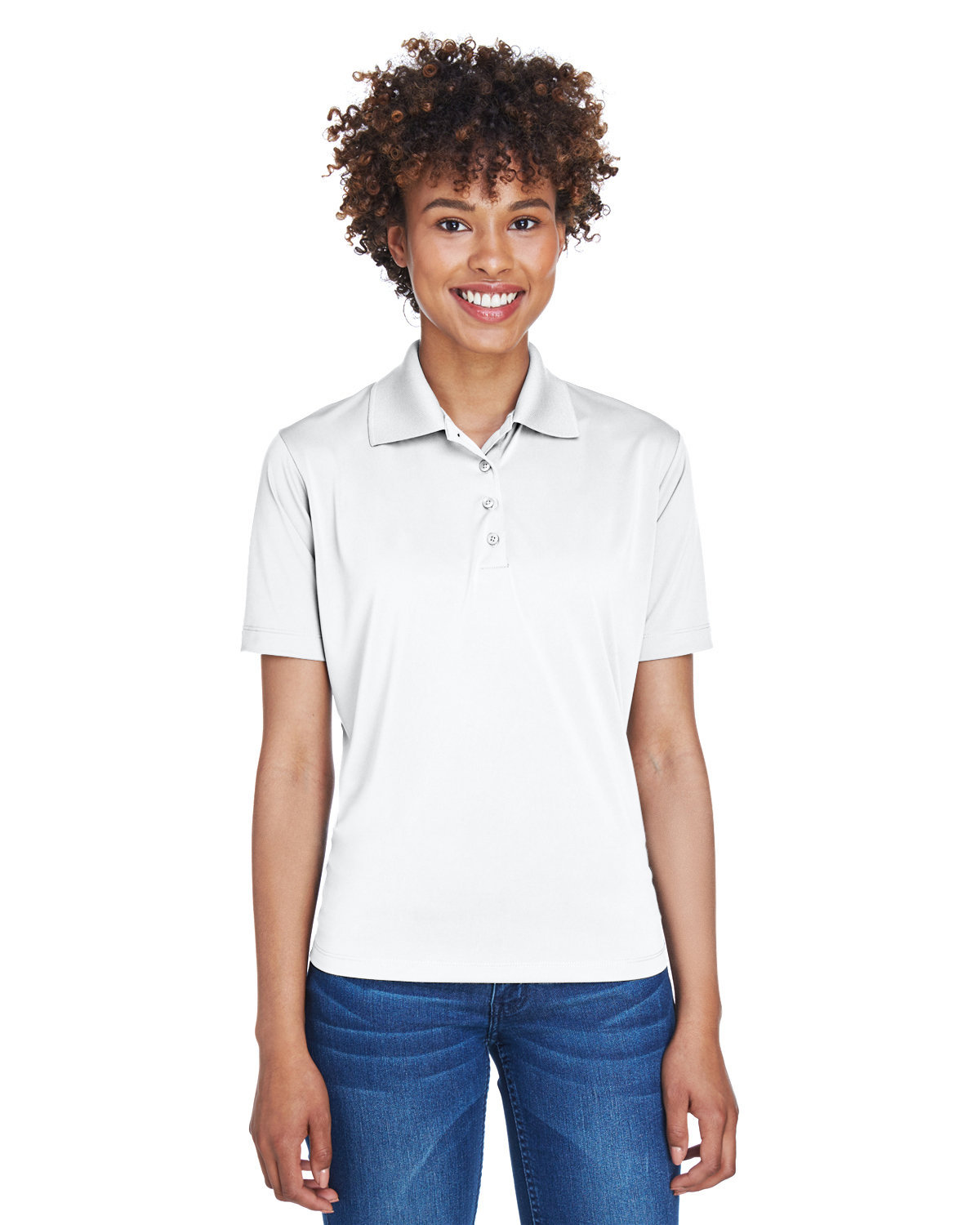 Ladies Cool & Dry 8-Star Elite Performance Interlock Polo-UltraClub