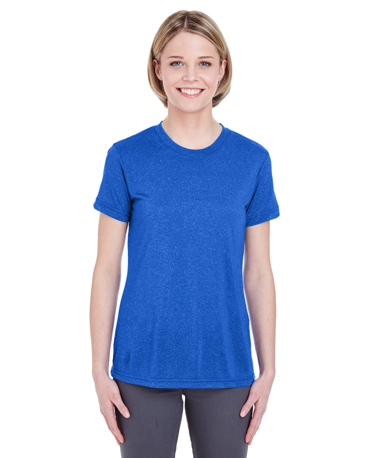 Ladies Cool & Dry Heathered Performance T-Shirt-
