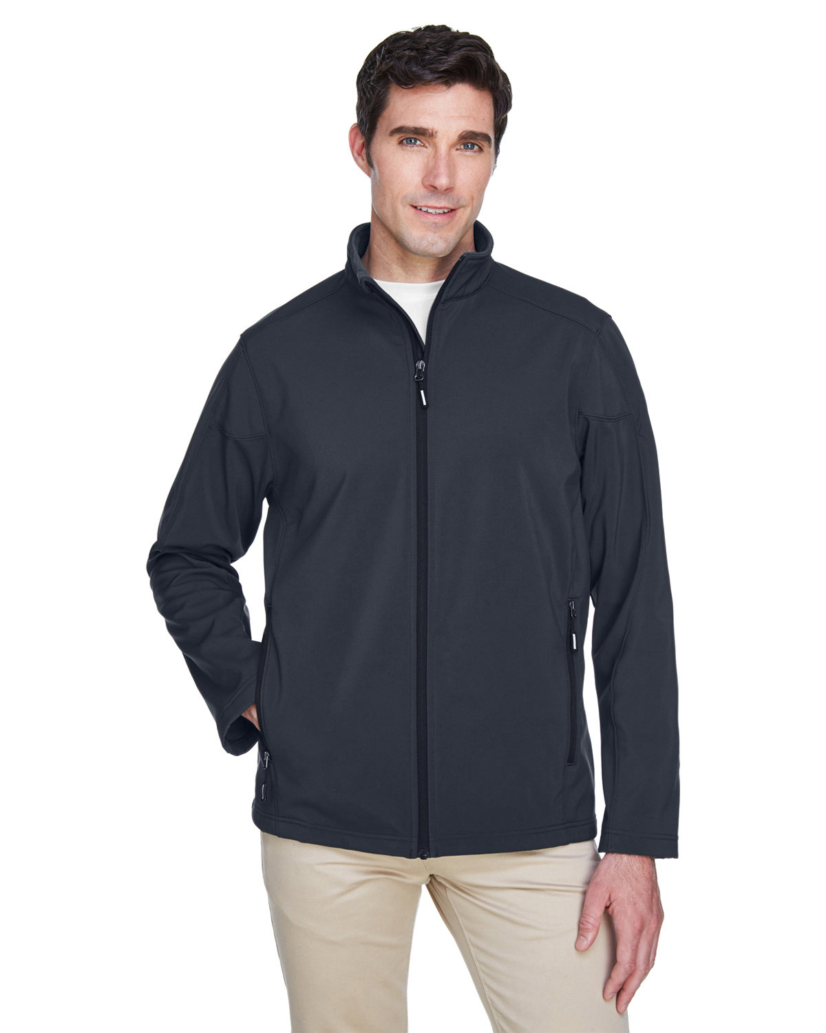 Mens Cruise Two&#45;Layer Fleece Bonded Soft shell Jacket-CORE365