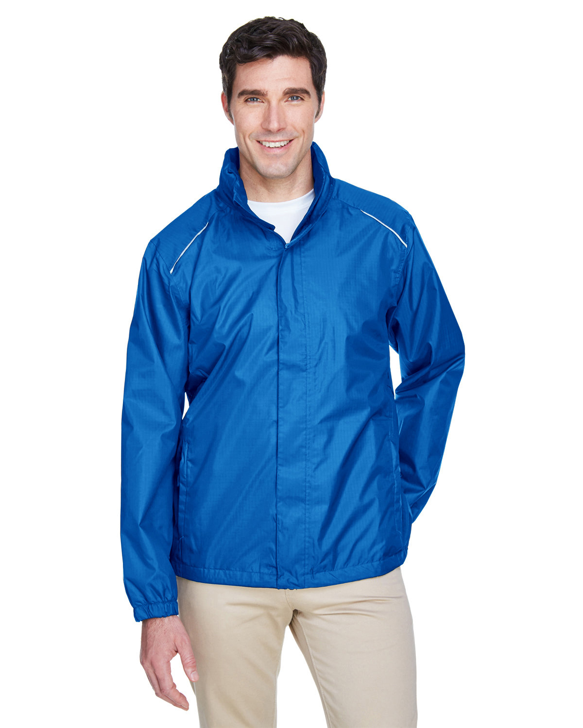 Mens Climate Seam&#45;Sealed Lightweight Variegated Ripstop Jacket-CORE365