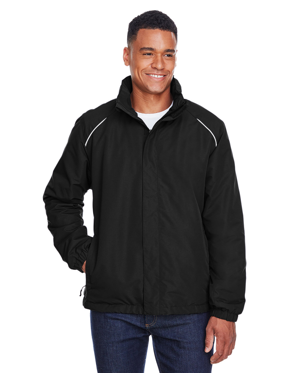 Mens Tall Profile Fleece&#45;Lined All&#45;Season Jacket-CORE365