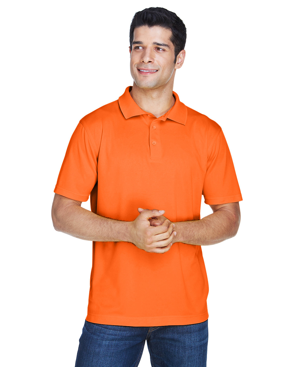 Harriton M354 Men Micro Pique Polo Charcoal S