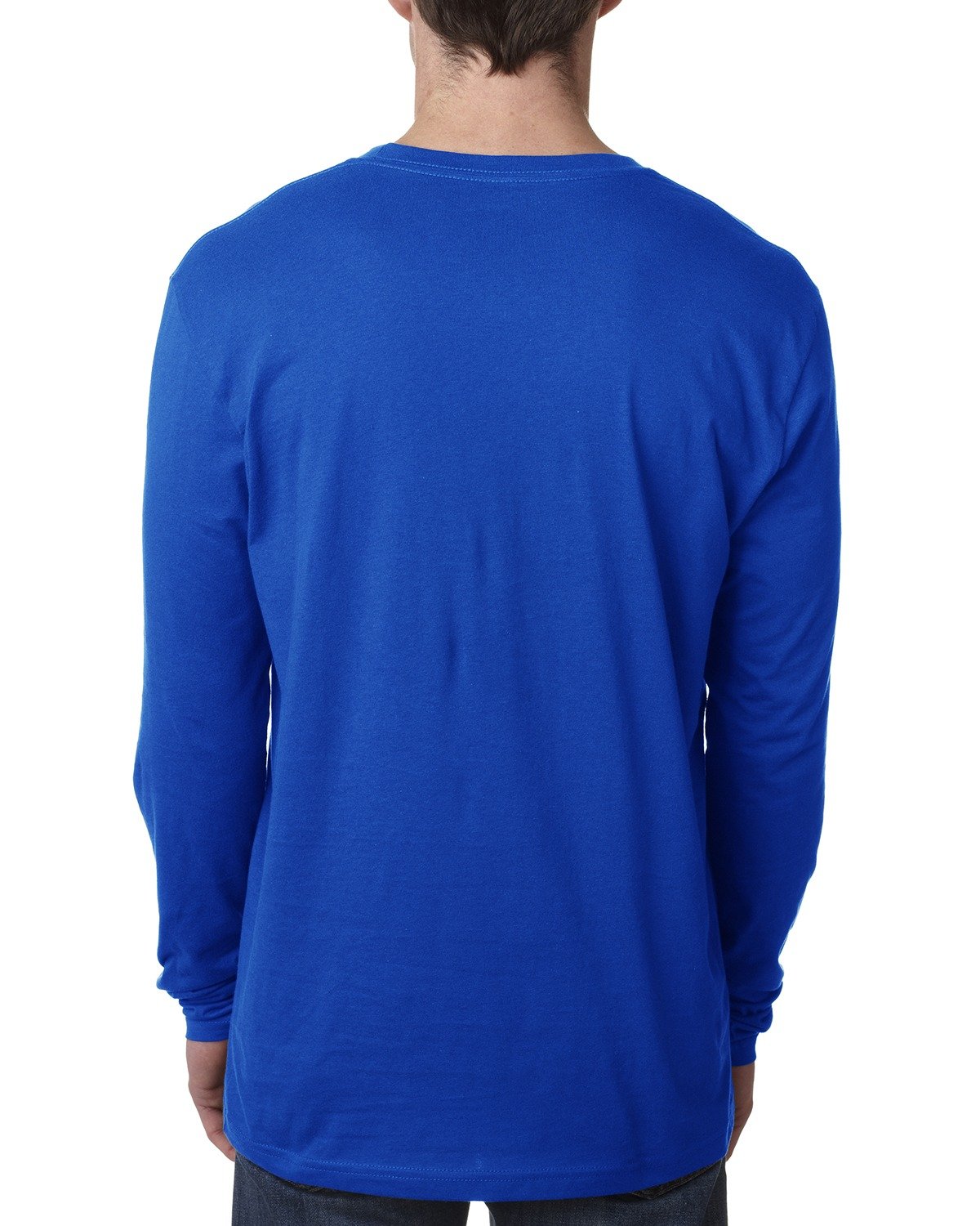 Next Level Apparel Mens Long Sleeve Premium Crew Neck T-Shirt - N3601 Tee S-2XL