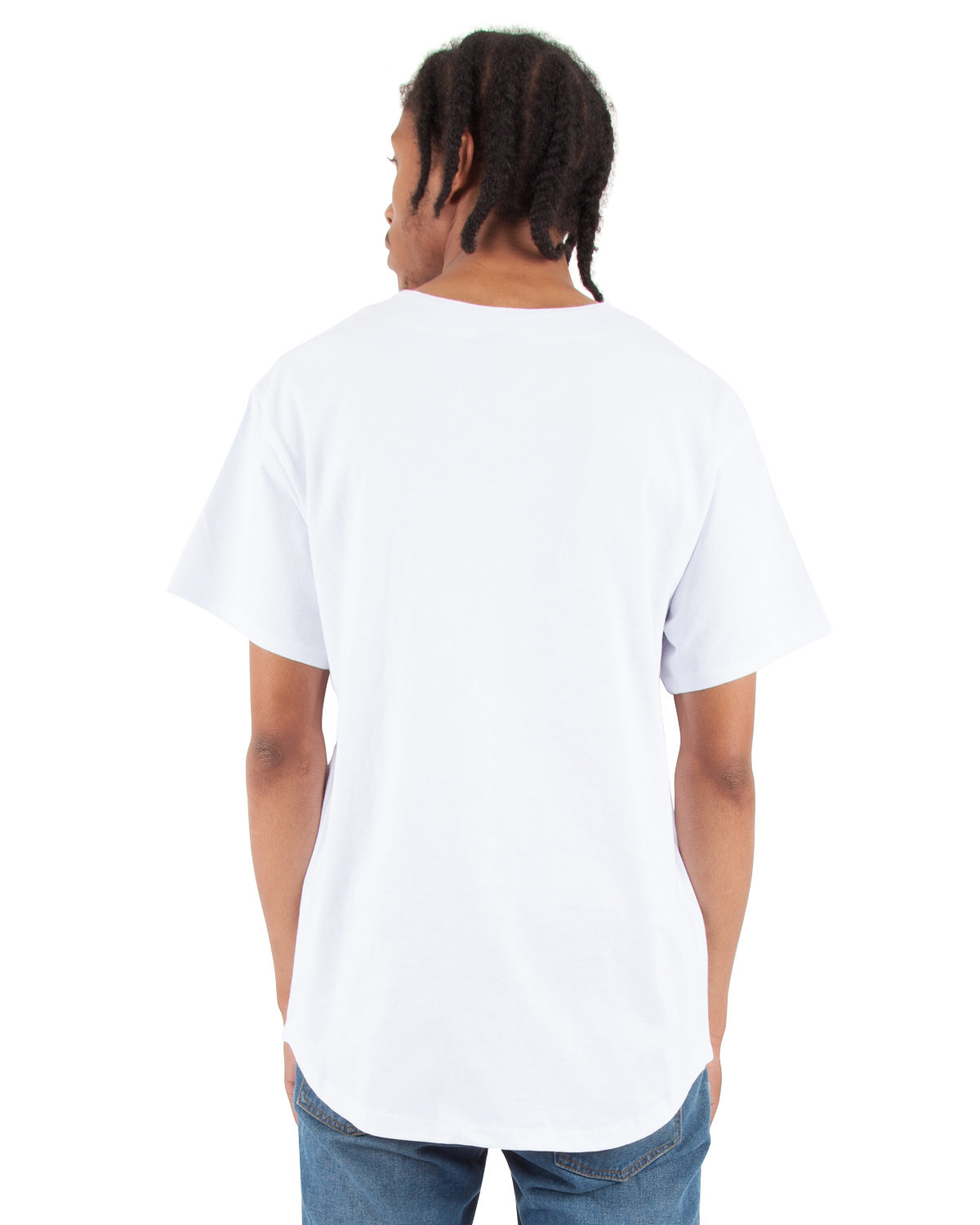 Shaka Wear SHBBJ - Adult 7.5 oz., 100% US Cotton Baseball Jersey, Black, XL