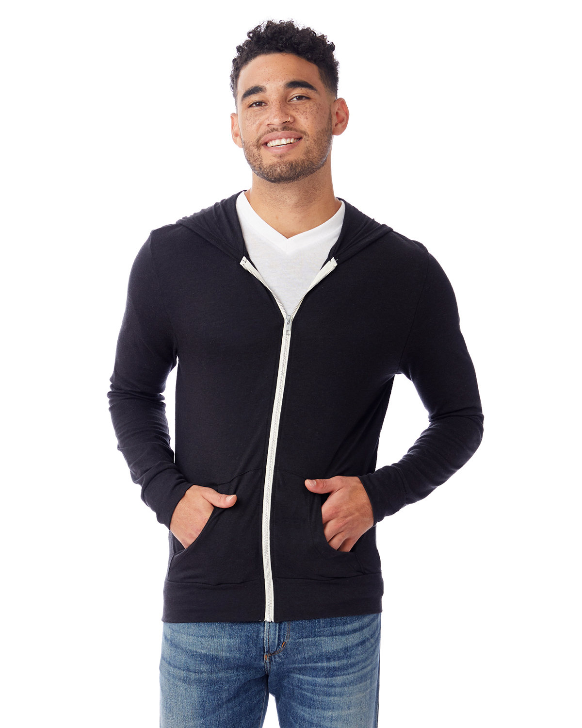 Unisex Eco-Jersey™ Zip Hoodie-Alternative