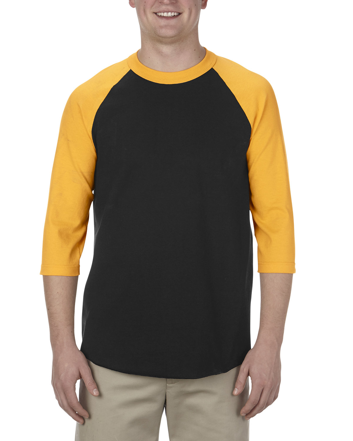 Adult Three-Quarter Raglan T-Shirt-Alstyle