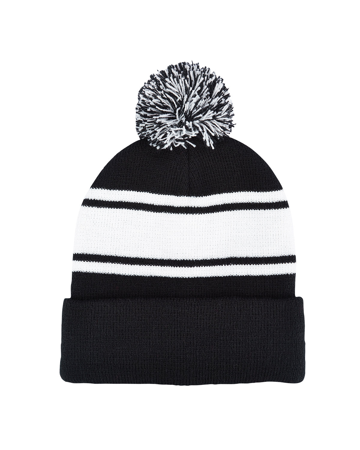 Knit Beanie With Pom Pom-Prime Line