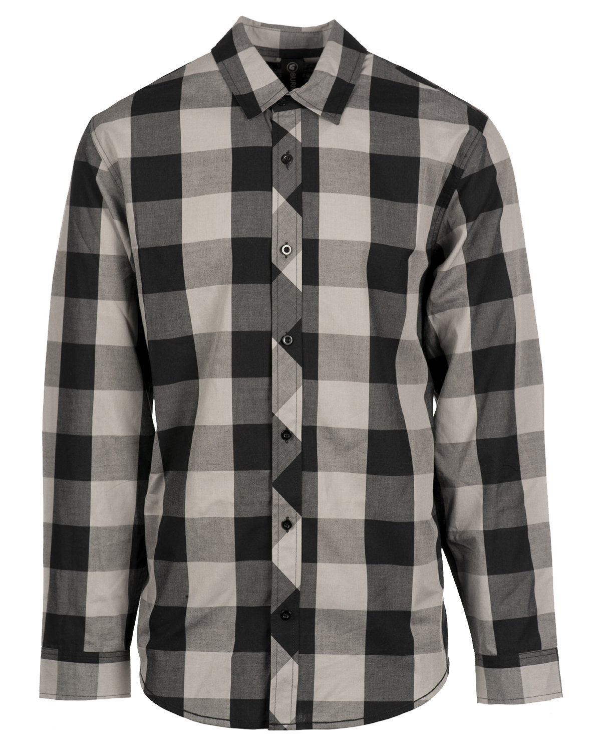 Mens Buffalo Plaid Woven Shirt-Burnside