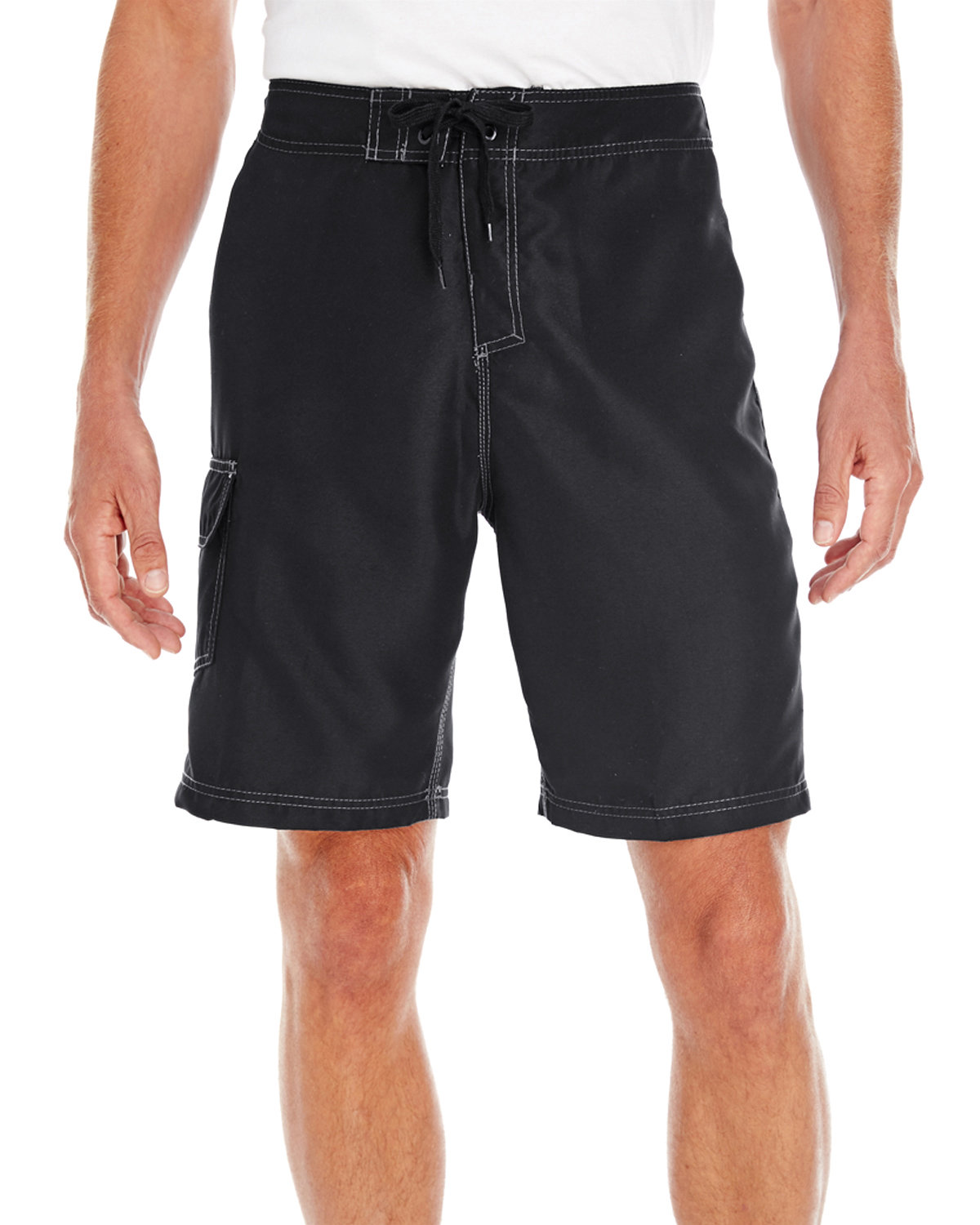 Mens Solid Board Short-Burnside