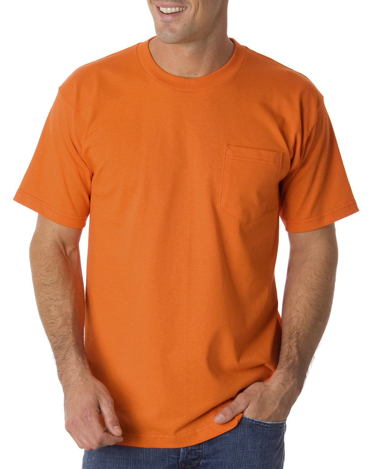 Adult Pocket T-Shirt-Bayside