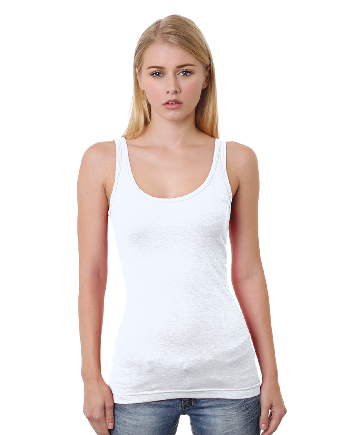 Buy Juniors 4.2 Oz., Fine Jersey Tank Top - Bayside Online at Best