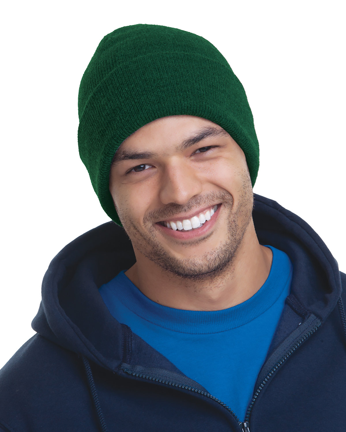 Usa Made Knit Cuff Beanie-Bayside