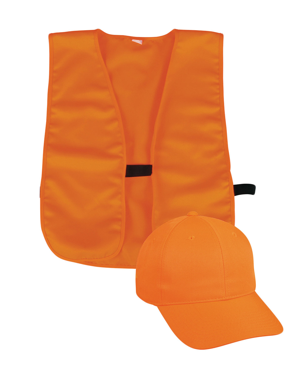 Structured Solid Back Hat With Ofsm Vest-Outdoor Cap