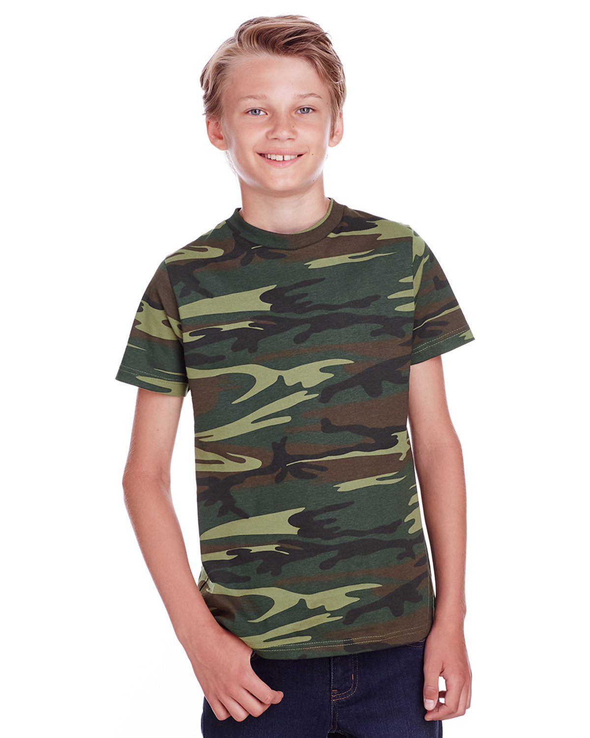 Youth Camo T&#45;Shirt-Code Five