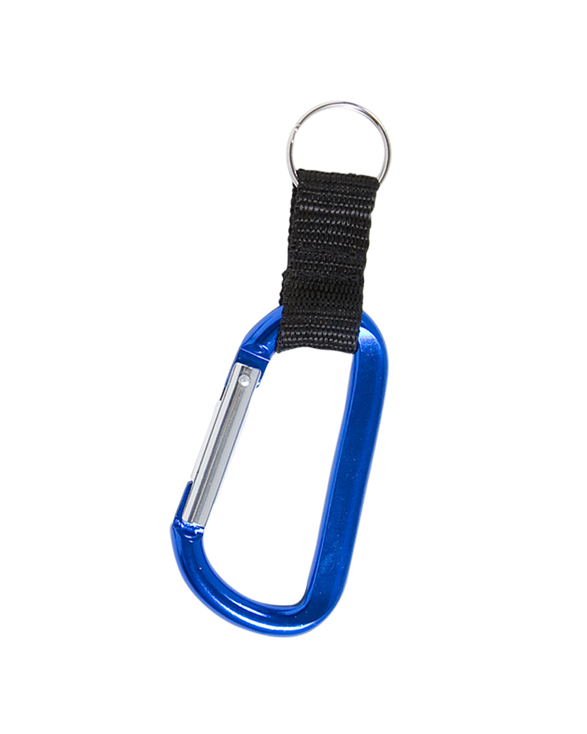 Carabiner With Strap And Split Ring Keychain-Prime Line